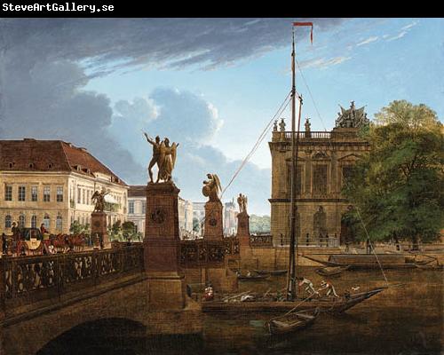 Friedrich Wilhelm Keyl View of Schlossbruke and Zeughaus